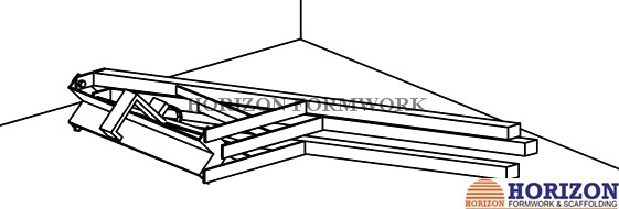 Stabilizing Adjustable Steel Props Q235 Scaffolding Tripod In Formwork Erection