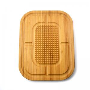 China Carving Sturdy Bamboo Butcher Block Cutting Board Reversible Serving Tray on sale