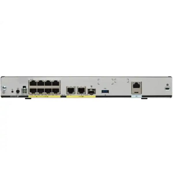 1100 Series 8 Ports Dual GE WAN Ethernet Router C1111-8P Seamless Connectivity with WPA2 Encryption