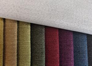 China Heavy Weight Pure Linen Fabric 100% Polyester Cotton Linen Look Fabric on sale