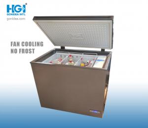 Quality 230 Liter Fan Cooling No Frost Free Ice Cream Chest Deep Freezer wholesale