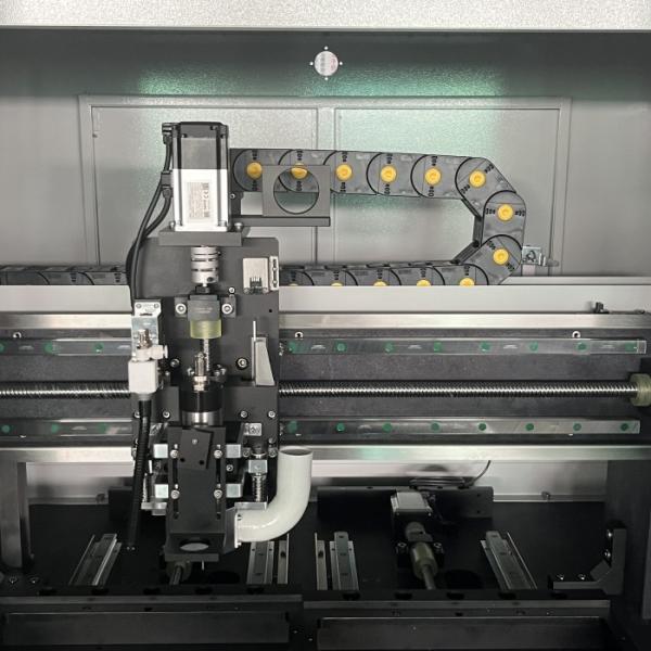 50000Rpm/Min PCB Depaneling Router Machine White High Accuracy