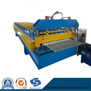Quality                  Prepainted Galvanized Steel Roof Sheet Roll Formed Machines with Decoiler              wholesale