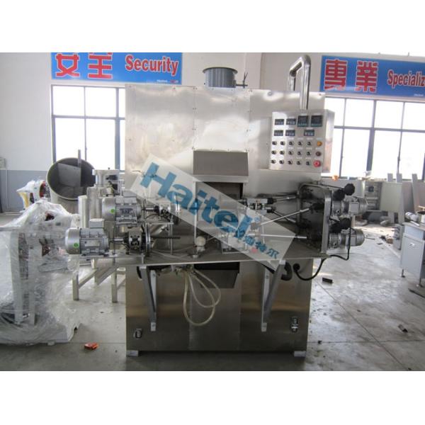 Center Filling Wafer Biscuit Making Machine , Commercial Bread Making For Bakery