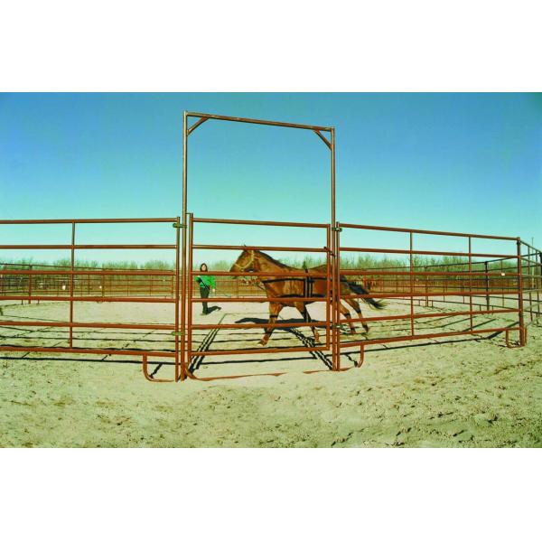 Galvanized Steel Metal Farm Gate Powder Coated Livestock Horse Corral Fencing