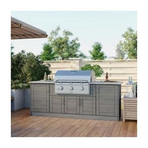 Quality Customized Contemporary Outdoor Gas Bbq Grill Kitchen Cabinets wholesale