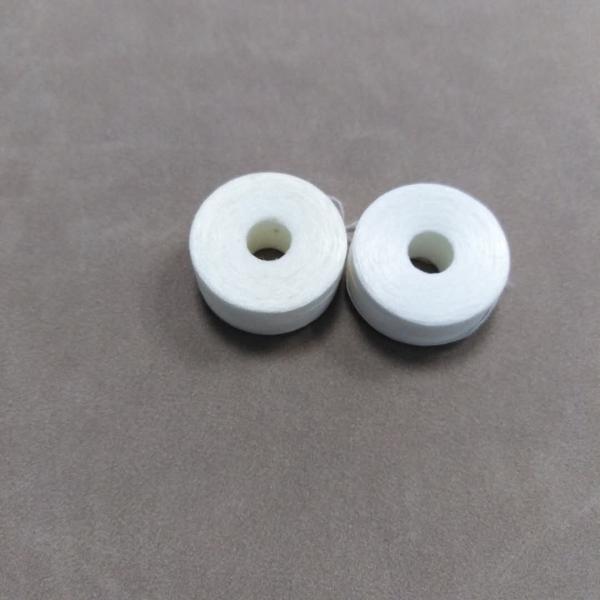 Coreless Embroidery Bobbin Thread 1.2L 75D / 2 128 Length White Color