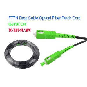 China GJYXFCH FTTH Drop Fiber Optical Patch Cord Aerial / Duct 0.25db CE Certificated on sale