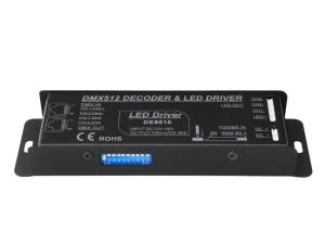 China Constant Current 700mA LED RGB DMX Controller , RJ45 Socket DMX512 LED Controller on sale