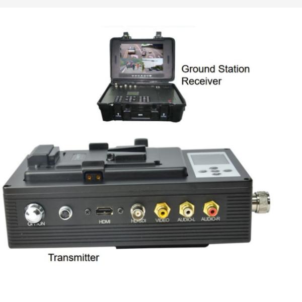 UAV Long Range Wireless Hd Video Transmitter And Receiver 50km To 100km