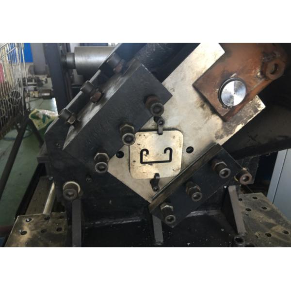 Full Automatic Strut Channel Roll Forming Machine , Solar Support Channel Roll Forming Machine