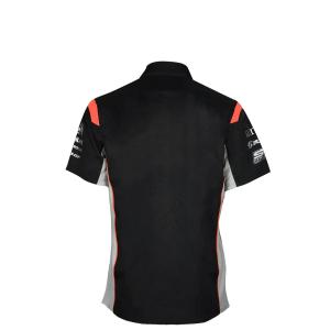Quality Unisex Black Cotton Golf Sports Shirt with Moisture-Wicking and Quick-Drying Fabric wholesale