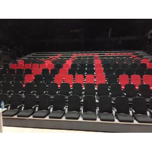 Buy cheap PU Armrest Plywood Chair Soft Cushion Retractable Indoor Bleachers For from wholesalers