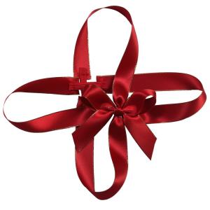 Quality ISO9001 Elastic Gift Bows Customized Ribbon Bow With Elastic Loop wholesale