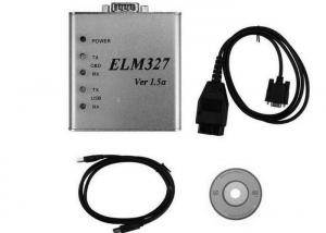 China USB Metal V1.5 ELM327 OBD2 Diagnostic Interface Trouble Code Scanner on sale