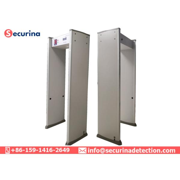 Multi Detecting Zones Walk Through Security Detector With LED Alarming Panel