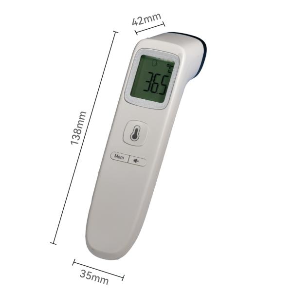 Multi Function Infrared No Touch Forehead Thermometer 3VDC