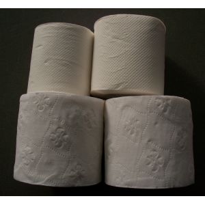 Quality Absorbent Embossing 2 ply virgin wood Facial Tissue Paper , 100 sheets wholesale