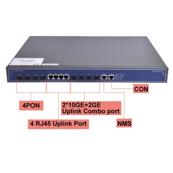 GIGABIT Optical Network 20KM EPON GEPON 4 Port GPON OLT