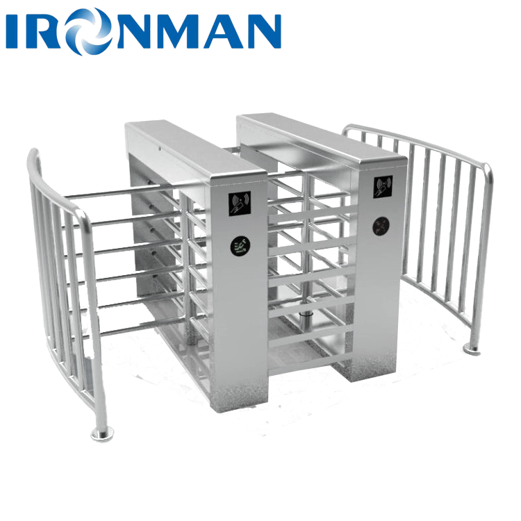 Buy cheap Metal Wings Half Height Turnstile 304 Stainless Steel Waist High Turnstile Gate from wholesalers