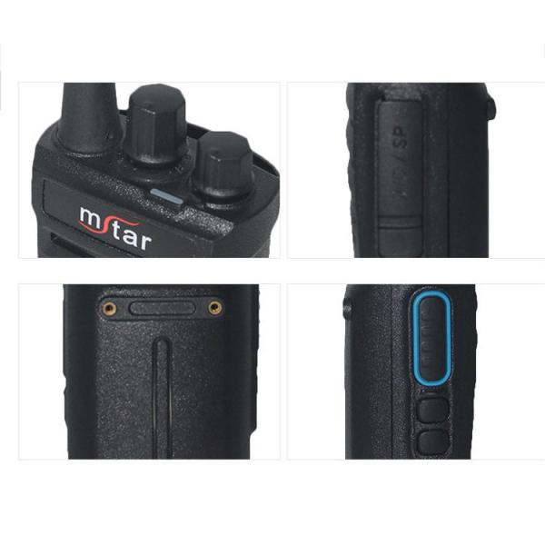 Mstar M-298 Outdoor Dustproof Mini UHF Security Radio Intercom Walkie Talkie Convenient Black Li-ion 16 Handheld 1 ~ 50 Layers