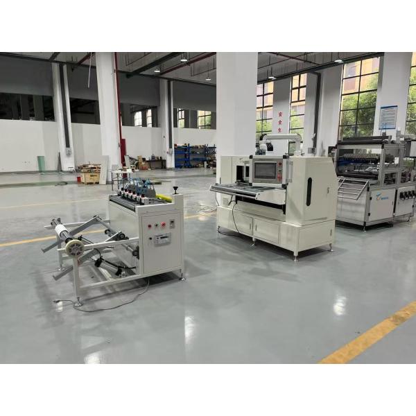 Non Partitioned Pleating Paper Folding Machine Production Line