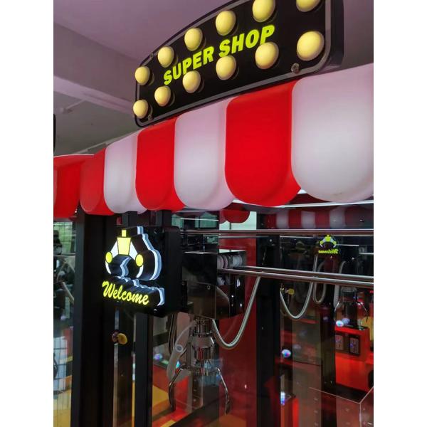 New Hot Sale Playfun Super Shop Mini Crane Claw Machine Coin-operated Game Toy Grab Machine