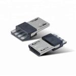 Durable 2.0 Usb Connector , 4 Pin Quick Connector With Charging Function
