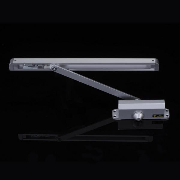 Light Duty Automatic Sliding Door Closer Overhead Hydraulic Open Angle 120 Degree