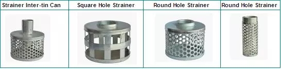 1-8 steel Suction Tin Galvanezed Can Strainers stainless steel Suction Filter Strainer