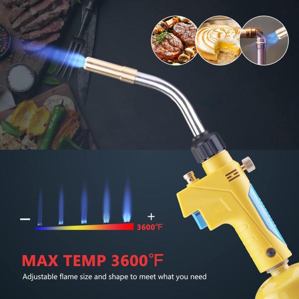 Self-Igniting Soldering and Brazing Torch UPPERWELD UP8600 Gas Trigger-Start Torch
