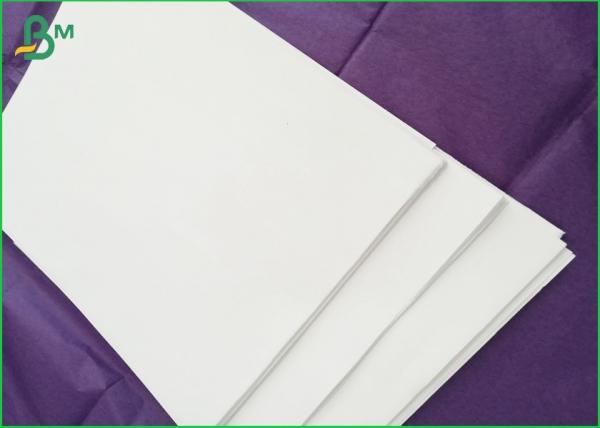 Cheap Offset Printing Virgin White Kraft Paper , Butcher Paper Sheets Customized Size for sale