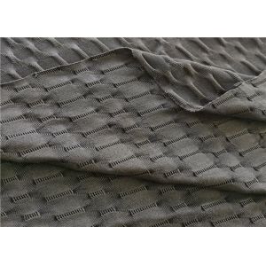 Anticrease Plain Style 150D Polyester Spandex Fabric For Yoga