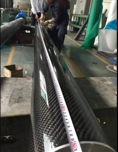Quality 100mm big diameter 4m length carbon fiber tube rod shaft  roller for paper industry printing etc wholesale