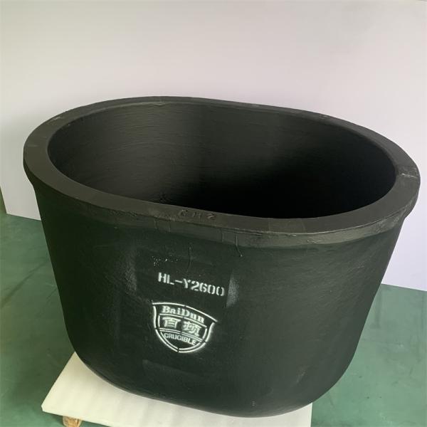 Lightweight Melting Graphite Crucible Round High Pure Graphite Crucible