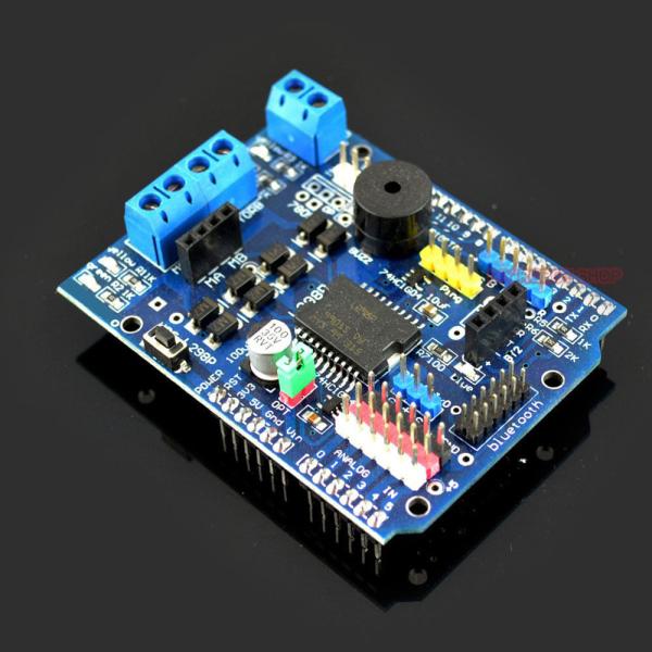 Cheap L298P Motor Driver Shield for Arduino L298 Expansion Board DC Stepper Drive Module for sale