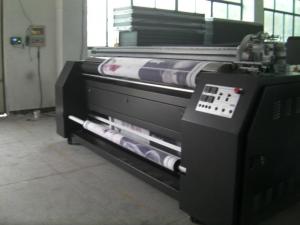 China Sublimation Poly Knitted Textile Large Format Plotter Print Digitally Landscape Flags on sale