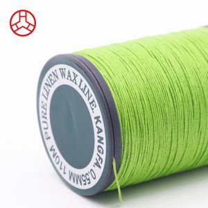 Quality 0.5mm Gutermann Linen Round Waxed Glaces Thread Spun Yarn Type for Eco-Friendly wholesale