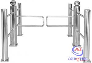 Quality Full Automatic Swing Barrier Gate Access With Sound / Light Alarm To Preventing Illegal Intruder wholesale