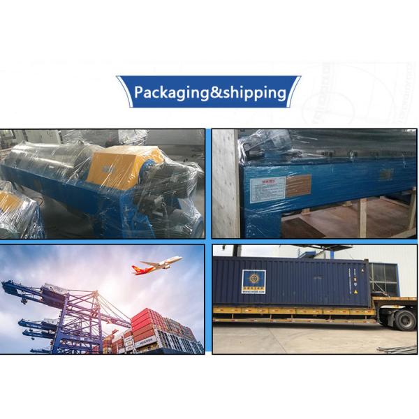 Vertical Installation Type Decanter Separator Centrifuge Machine For Customized