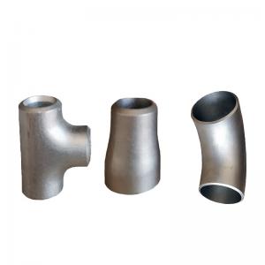 Quality Galvanized Pipes And Fittings For Plumbing Butt Weld Carbon Steel Tee Pipe Fitting wholesale
