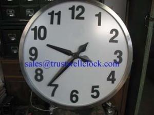 round/square shape electric slave clocks for clock tower,analog city clock,movement for analog wall clock,city clocks
