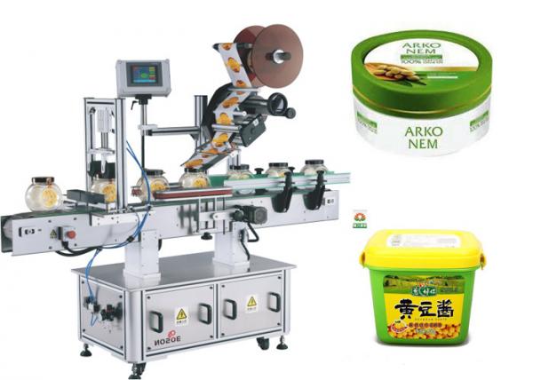 Cheap Self Adhesive Top Labeling Machine For Jar / Carton / Container for sale