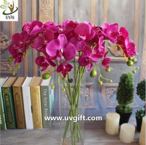 Quality UVG Silk blossom wholesale artificial orchid flowers for wedding decoration centerpieces wholesale
