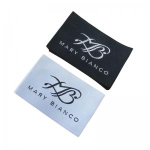 Quality custom brand name labels for clothes woven label garment sewing label tags factory wholesale