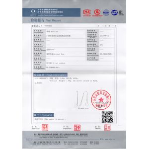 Shenzhen Chenqi Jewelry Co.,Ltd Certifications