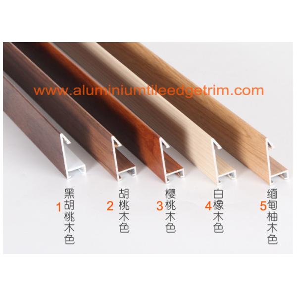 wood effect aluminium picture frame profiles