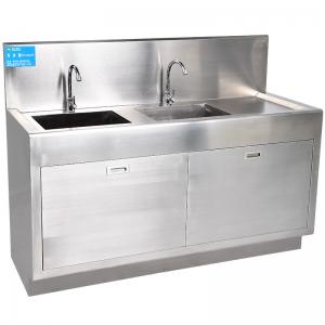 Quality 304 Stainless Steel Hospital Medical Scrub Sink Surgical Wash Basin Free Standing wholesale