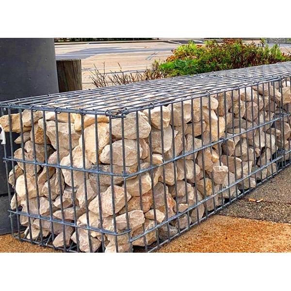 Galvanized Galfan Welded Mesh Gabion Baskets Defense Gabion Welded Wire Mesh