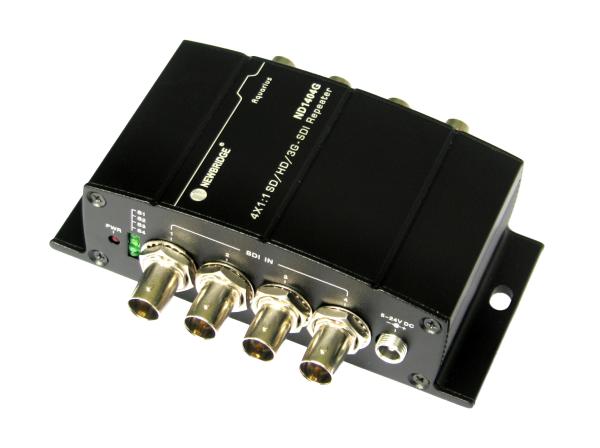 Cheap 4X1:1SD/HD/3G -SDI Repeaters with Re-clocking function for sale
